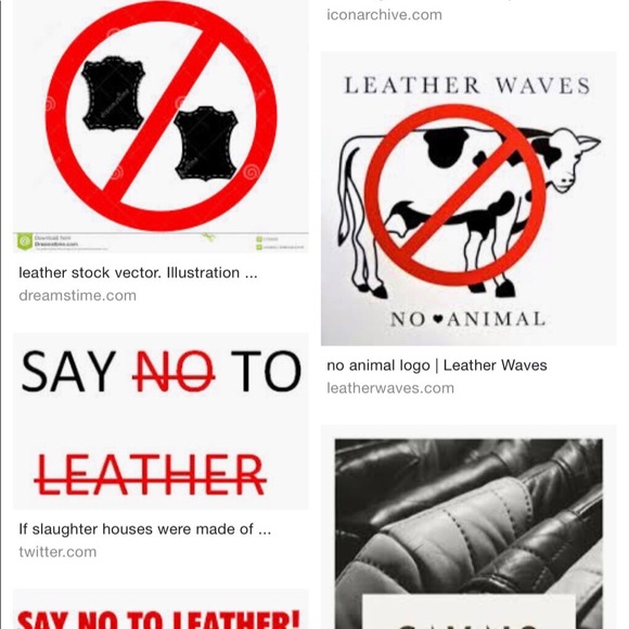 Enamel pin/Brooch 🚫Not Leather symbol Say No - Picture 6 of 8